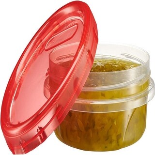 6 Pack Twist Cap Food Storage Containers - Bed Bath & Beyond - 39099392