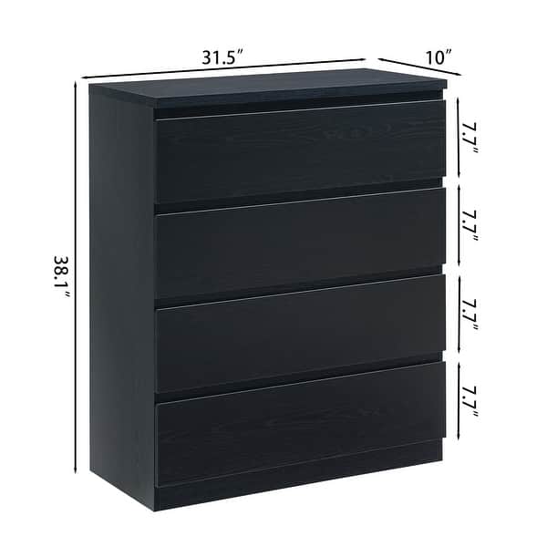 black mini dresser 6 Drawer Dresser for Bedroom with Power Outlets & LED Light, Slim Wooden Chest of Drawers with Open Shelf, Space Saving Skinny Dresser, Black