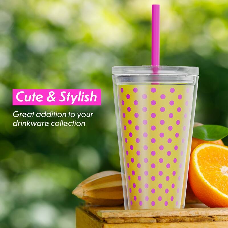 Copco Minimus Tumbler With Removable Straw And Double Wall Insulation - 24 oz.