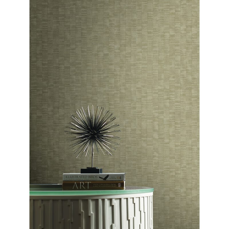Roosevelt Capri 20.5 In W X 33 Ft L Wallpaper - Caramel