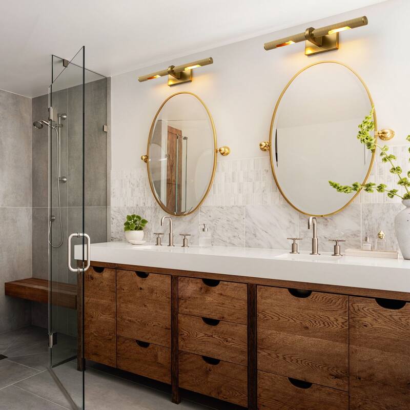 23.6 in. Modern 2-Light Bath Bar Vanity Light