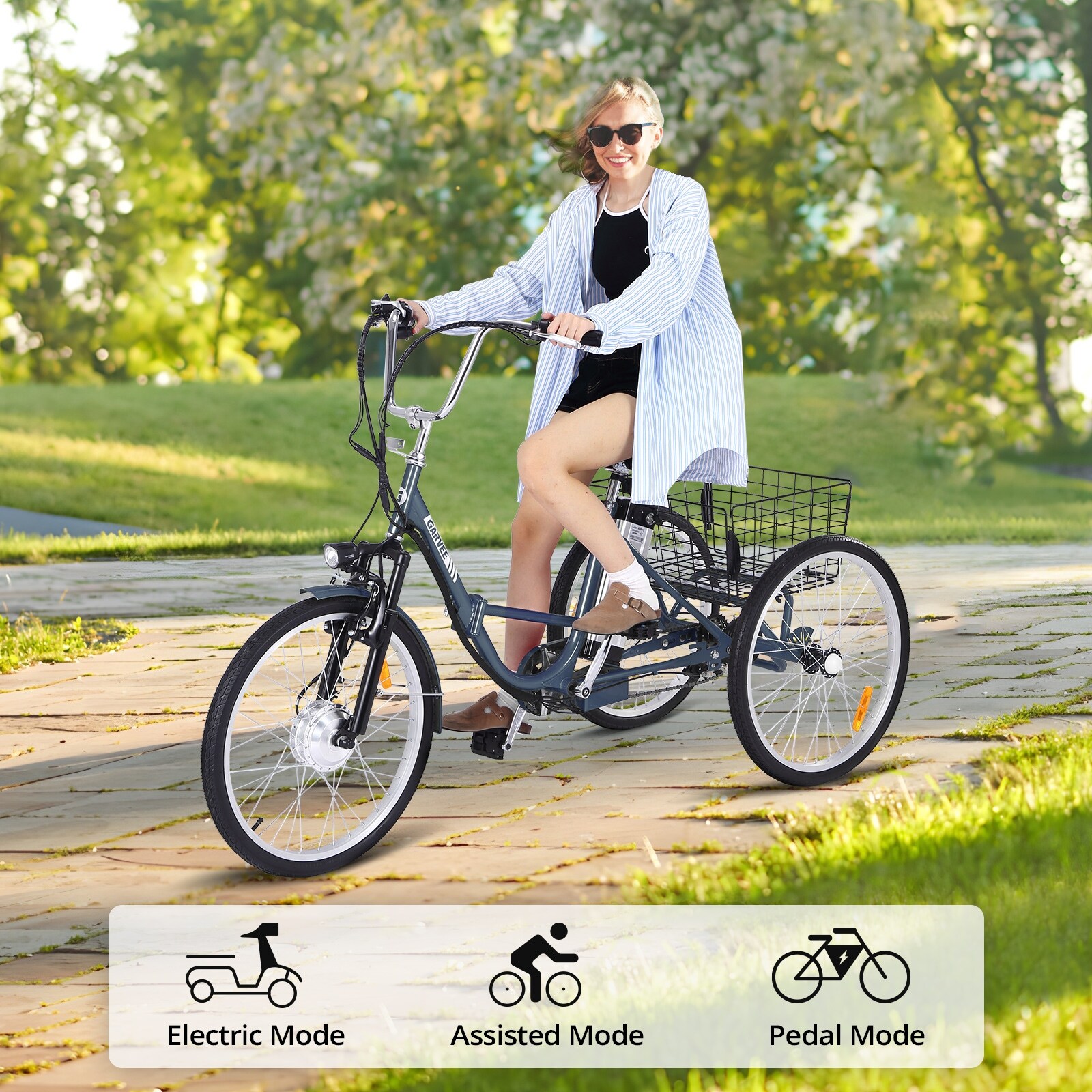 Electric Trike for Adults 7 Speeds Folding Electric Tricycle On Sale Bed Bath Beyond 39189107