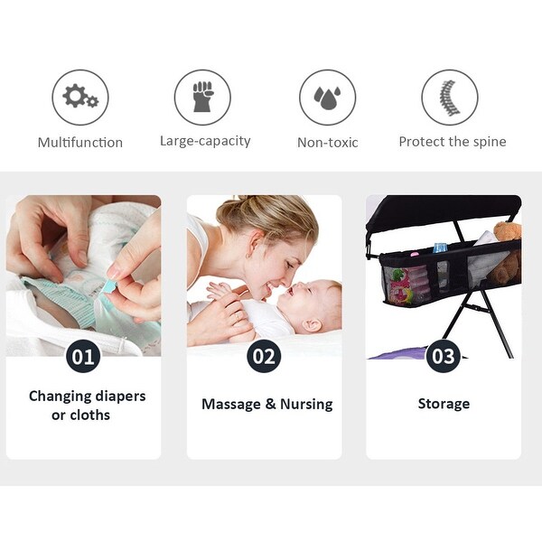 folding diaper station