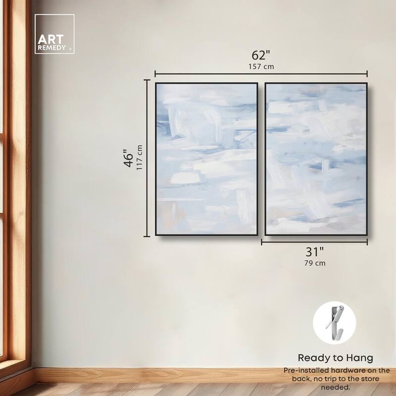 Frozen in Time II Canvas Set of 2 by Art Remedy