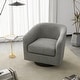 preview thumbnail 98 of 143, Modern 360°Swivel Accent Chairs Barrel Armchairs