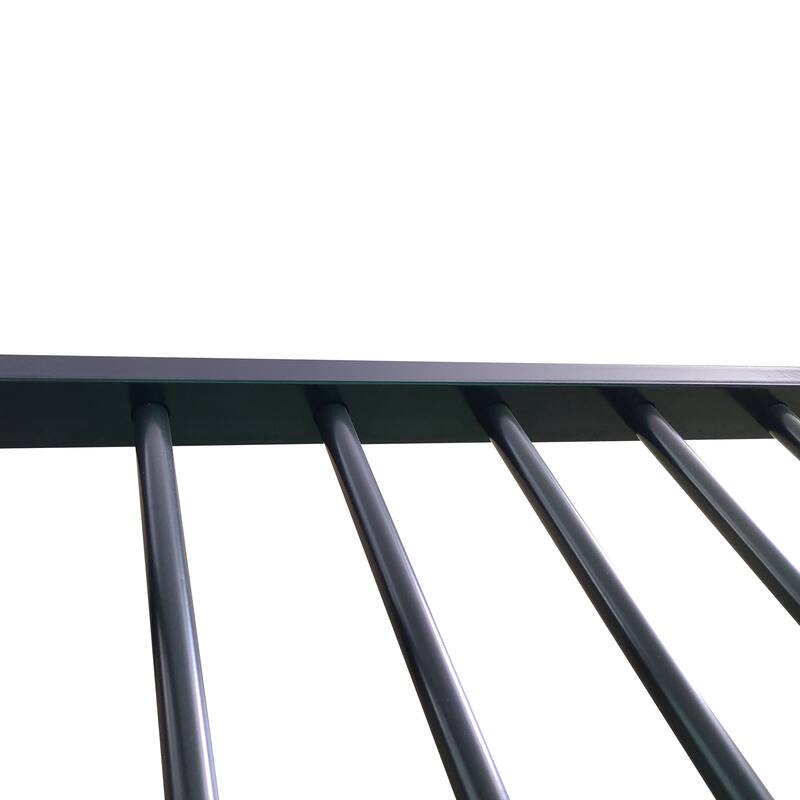 Heavy Duty Triple Bunk Bed, Full Over Full ove Full Bunk Bed w/Ladders, Metal Bunk Beds with Guardrails for Kids, Teens, Adults