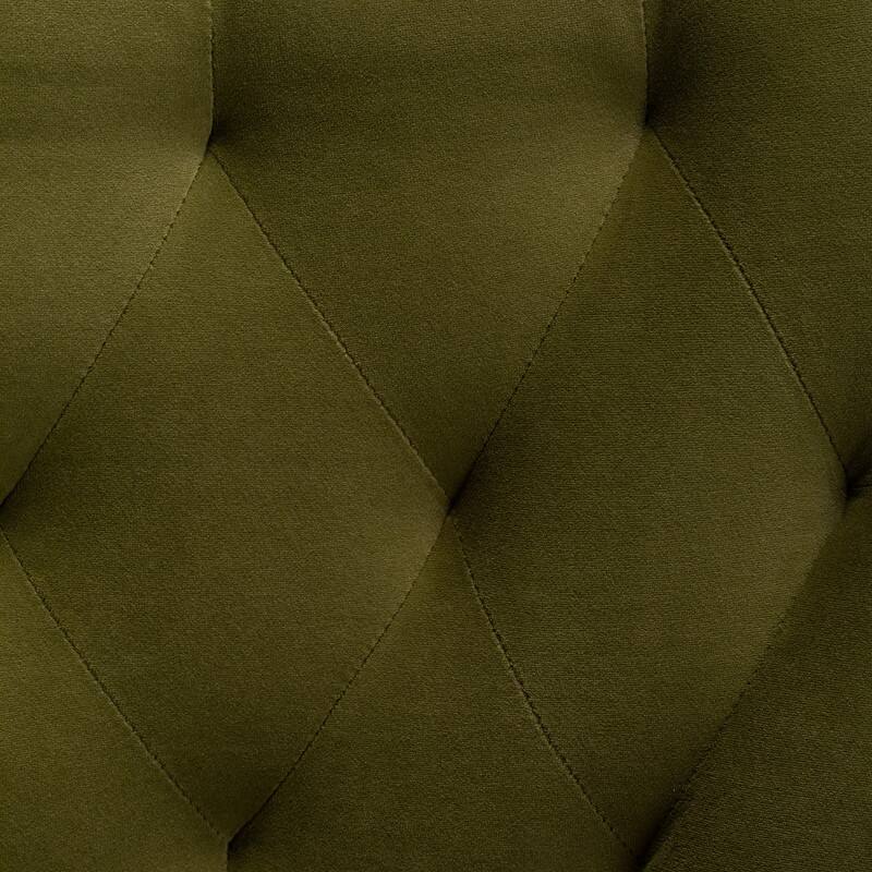 Modern Dining Chairs Set of 2, Upholstered Accent Chair Tufted Back Armless Chair with Back Pull