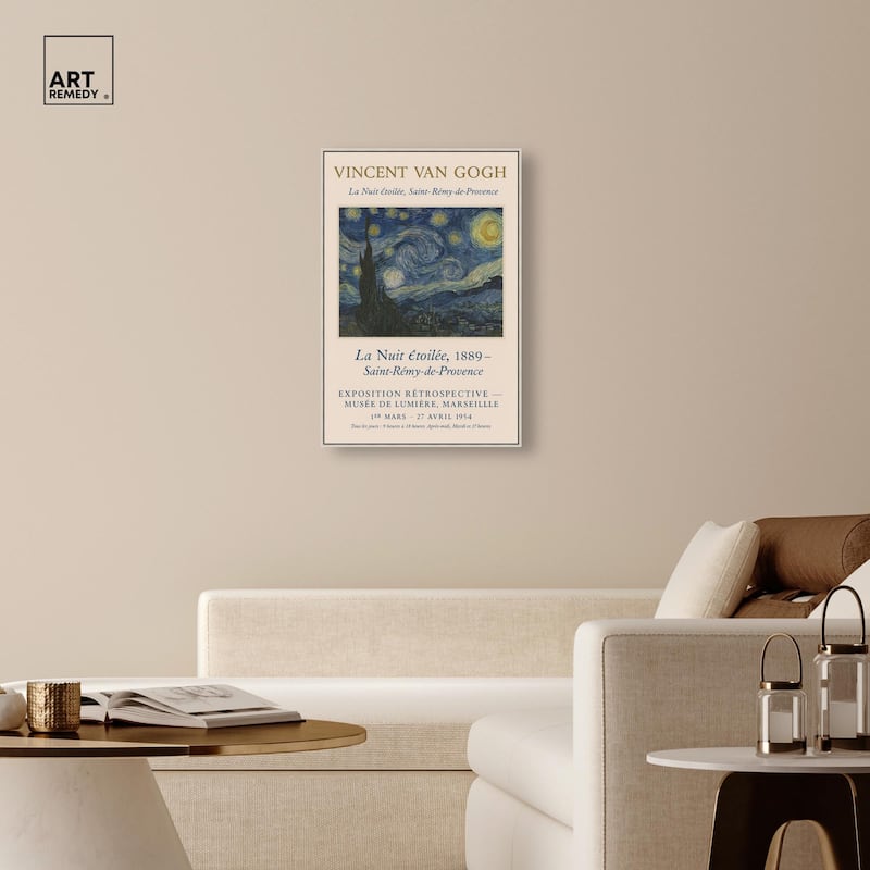 Starry Night Canvas by Art Remedy