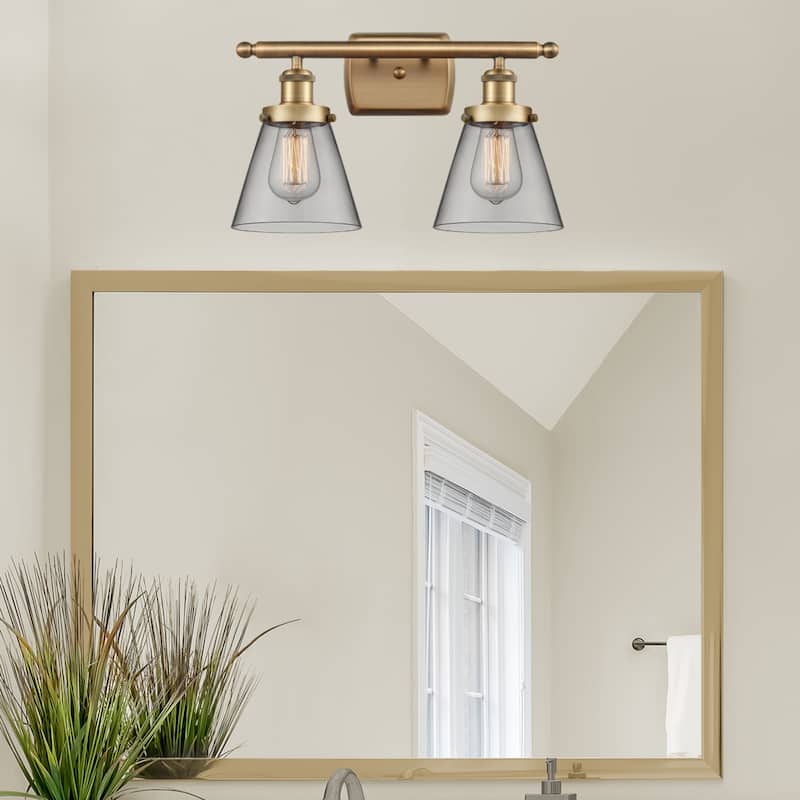 Innovations Lighting Ballston Urban Cone - 2 Light 16" Bath Vanity Light