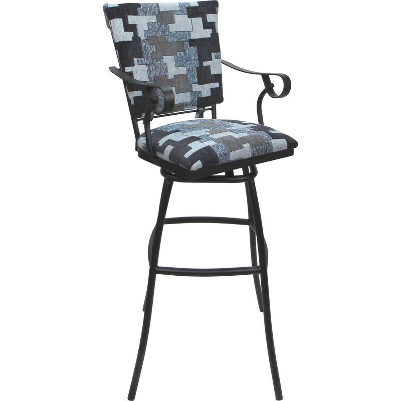 Set of 3 Outdoor Indoor Bar Stool Counter Extra Tall - Jenna PB Arms