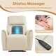 preview thumbnail 8 of 25, Oversized Faux Leather Massage Power Recliner with Two Pockets