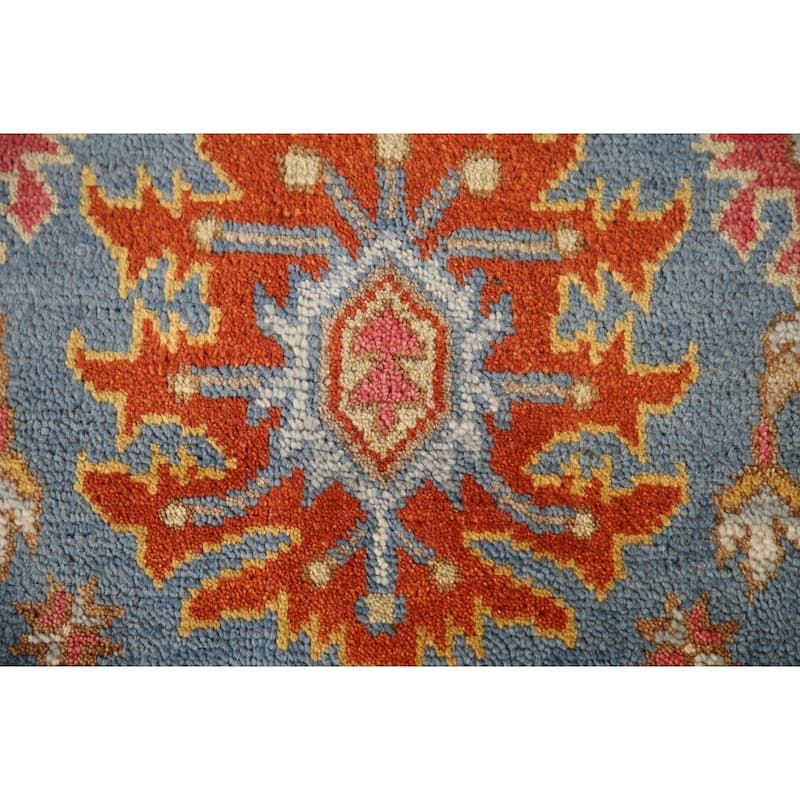 Geometric Heriz Serapi Oriental Area Rug Handmade Wool Carpet - 8'9"x 11'8"