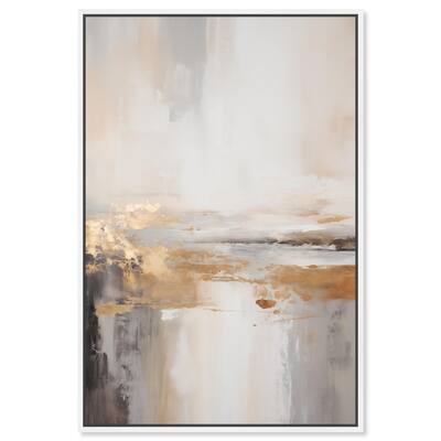 Gold Dust I Canvas by Art Remedy