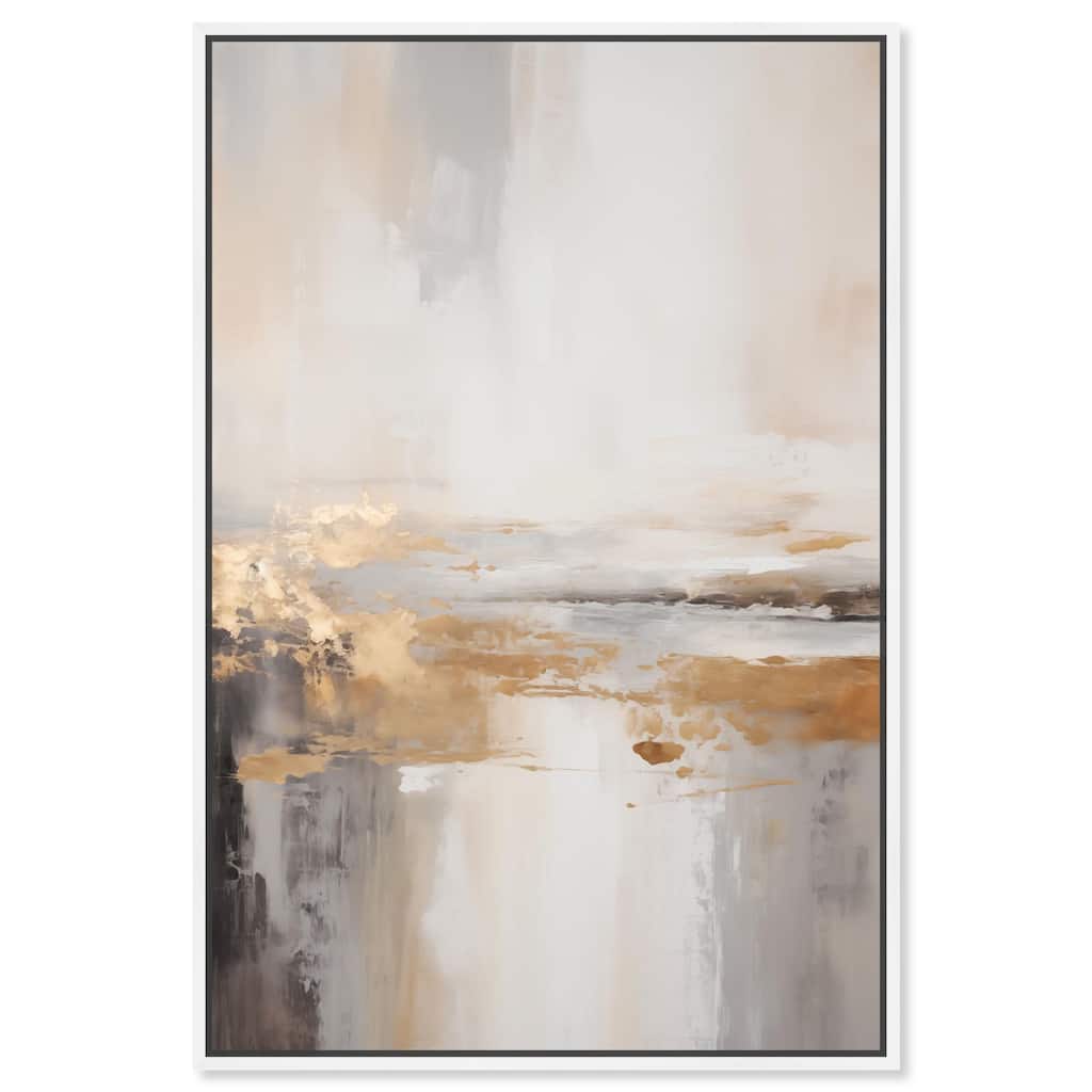 Gold Dust I Canvas by Art Remedy