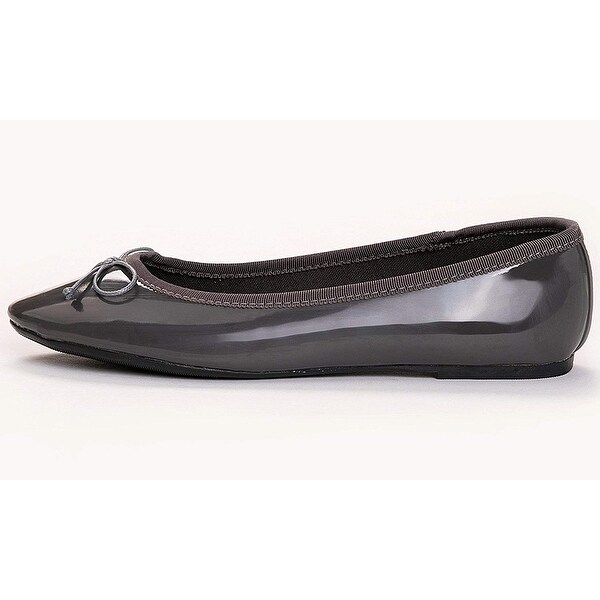 Feversole Womens Macaroon Colorful Memory Foam Cushion Insock Patent Ballet Flat