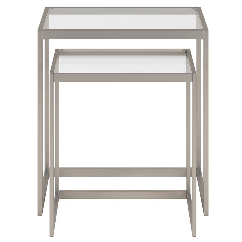 Rocco Rectangular Nested Side Table - 22" Wide