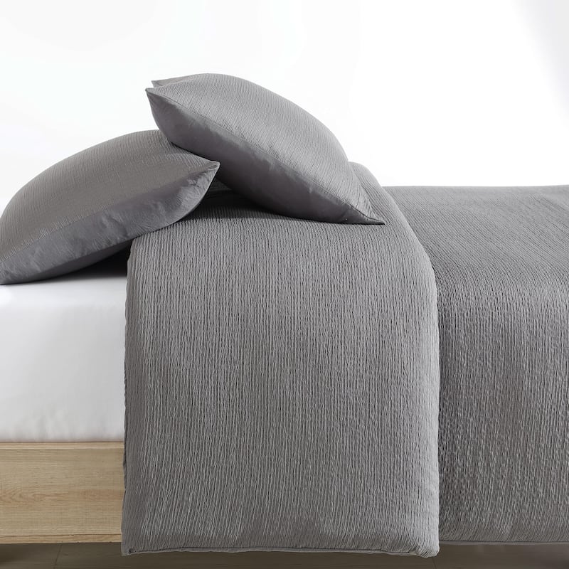 Calvin Klein Seersucker 3 Piece Comforter Set
