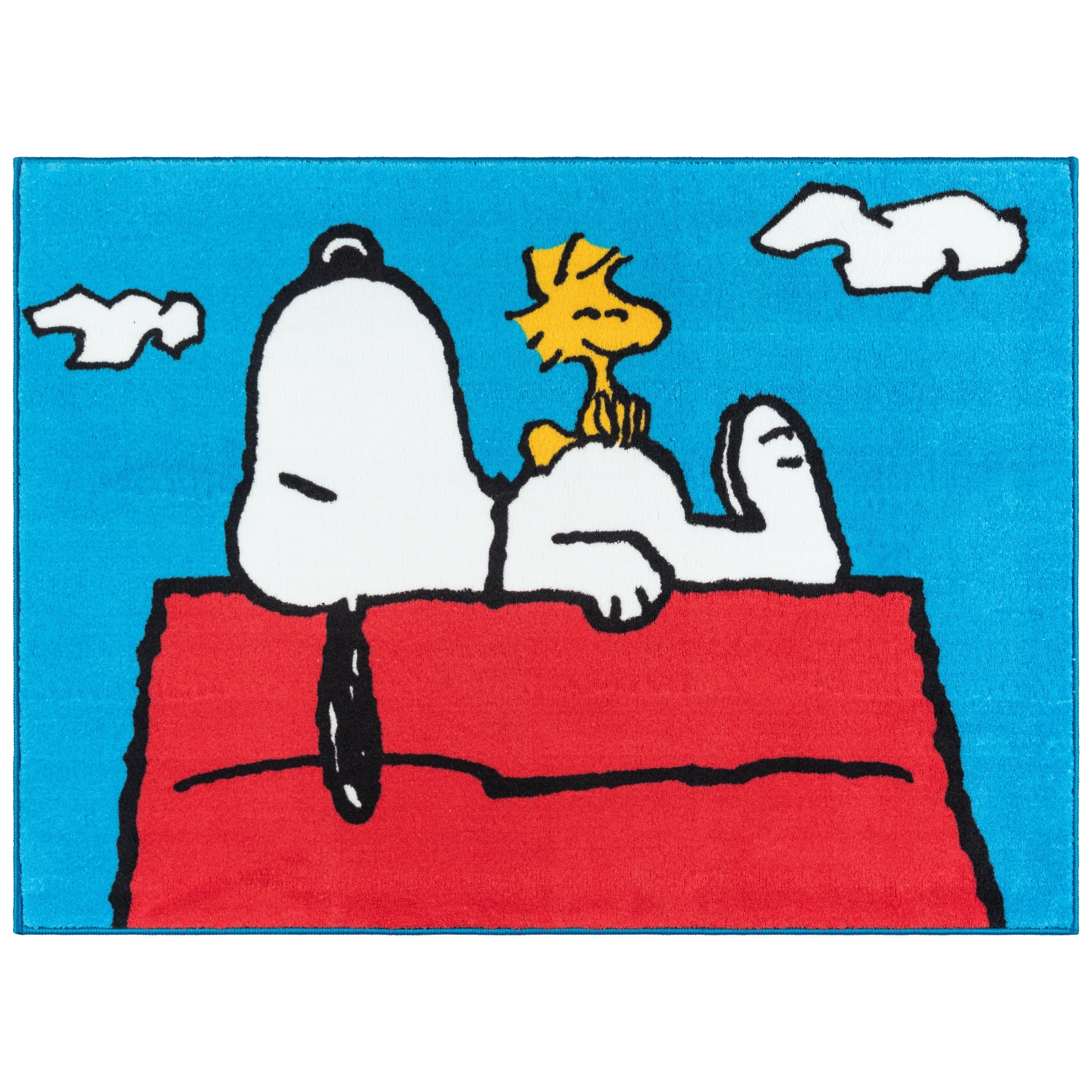 Licensed Peanuts Snoopy and Woodstock Sleepy Day Easy Care Non