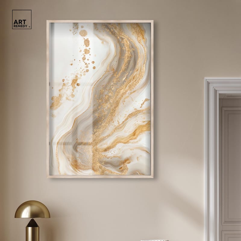 Gold Vein Shadowbox by Art Remedy