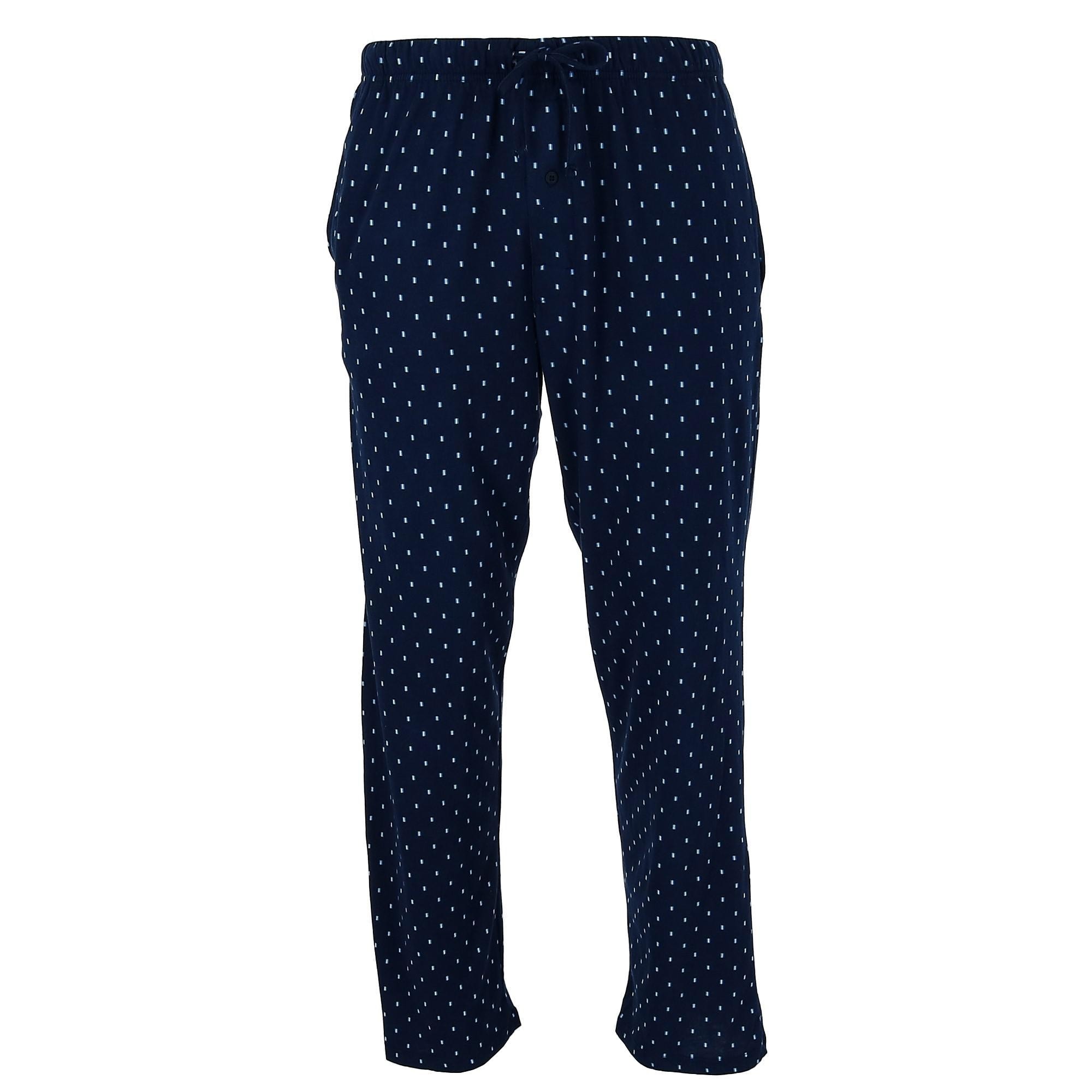 Sizes M /& L. Men/'s Soft Fleece Drawstring Blue /& Black Star Print Pyjama Pants
