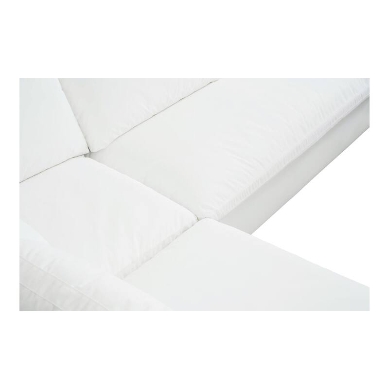 NADAAL STUDIOS Odessa, 5 - Piece Outdoor Modular Sectional Sofa - 154"W x114"D x35.8"H