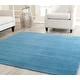 preview thumbnail 159 of 171, SAFAVIEH Handmade Himalaya Kaley Solid Wool Rug 6' Square - Blue - Square