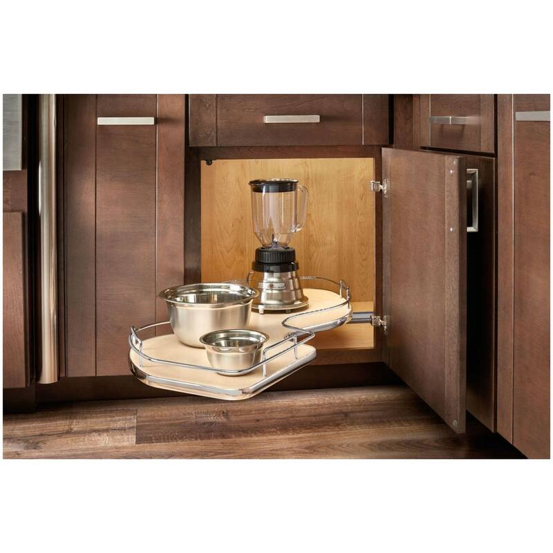 Rev-A-Shelf 5371 Series Left Handed Pull Out Blind Corner Kitchen