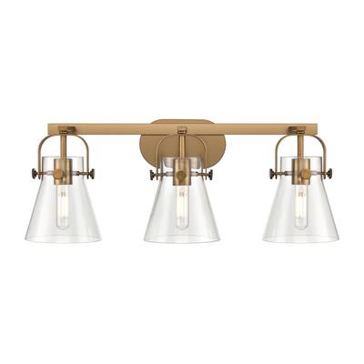 Innovations Lighting 423-3W-10-27 Pilaster II Cone Vanity Pilaster II