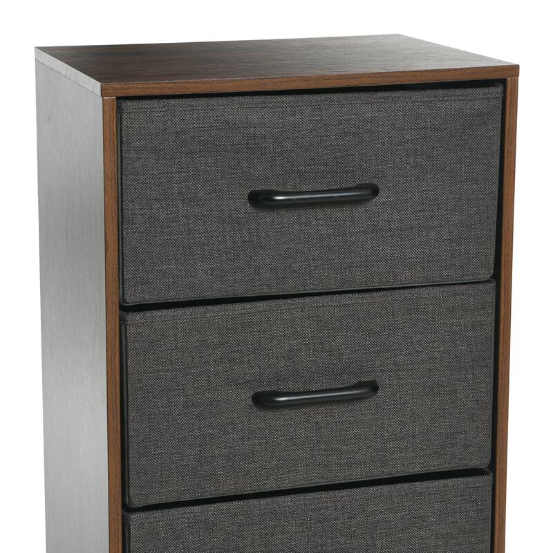 Household Essentials Dresser Tower Chest with 4 Storage Drawers