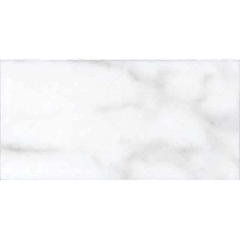 Apollo tile 3 x 6 Grandis Polished White Calacatta Gold Marble Tile (5 sq ft/case) - 40 Pack