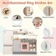 preview thumbnail 10 of 8, Gymax Kids Chef Play Kitchen Set Toddlers Wooden Pretend Toy Playset