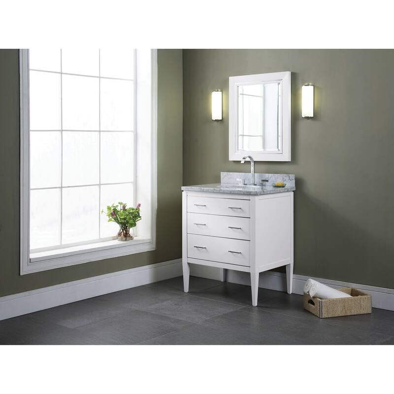 Manhattan 30-inch Vanity - White