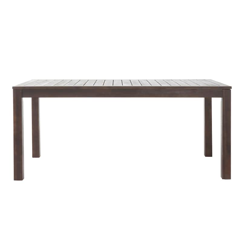 Manila Outdoor Acacia Wood Dining Table by Christopher Knight Home - 69"W x 35"D x 29.5"H - Dark Brown