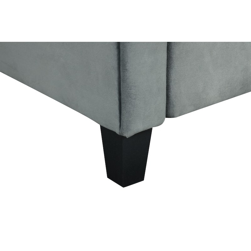 76" Grey 3 Seater Couch Comfortable Sectional Couches and Sofas for Living Room