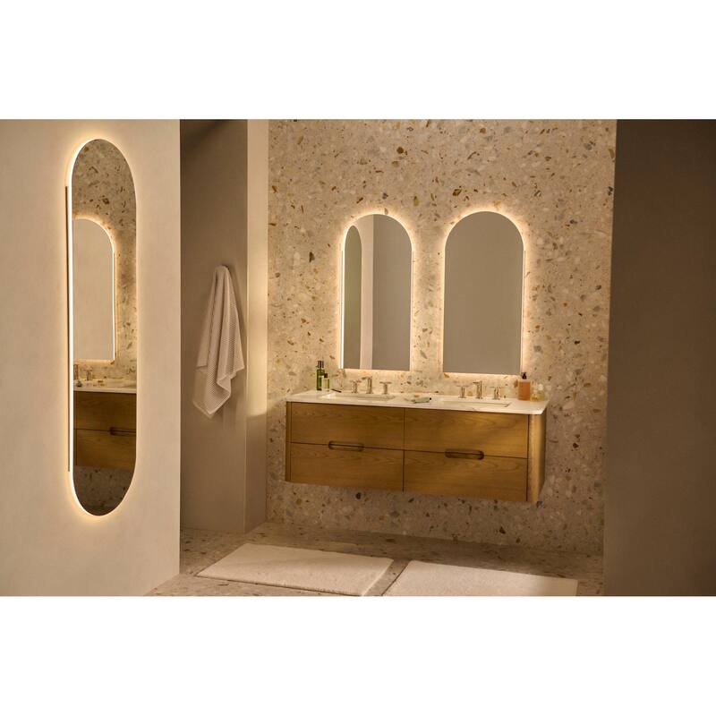 Robern GR2040D4AP1L Presence 19-1/4" x 67" Lighted Frameless Single