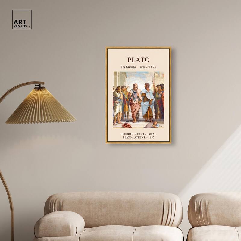 World of Plato's Republic Canvas by Art Remedy