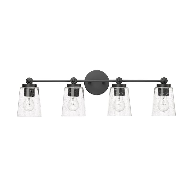 Millennium Lighting Lauryn 3/4 Light Vanity Fixture - 4 Light - Matte Black