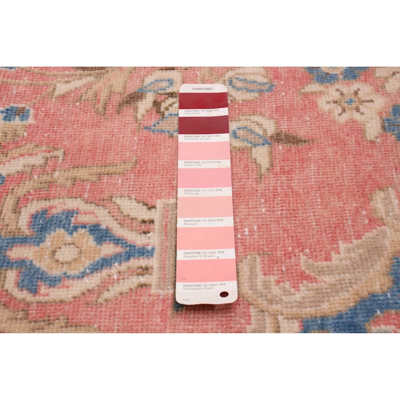 ECARPETGALLERY Hand-knotted Antalya Vintage Pink Wool Rug - 7' x 12'