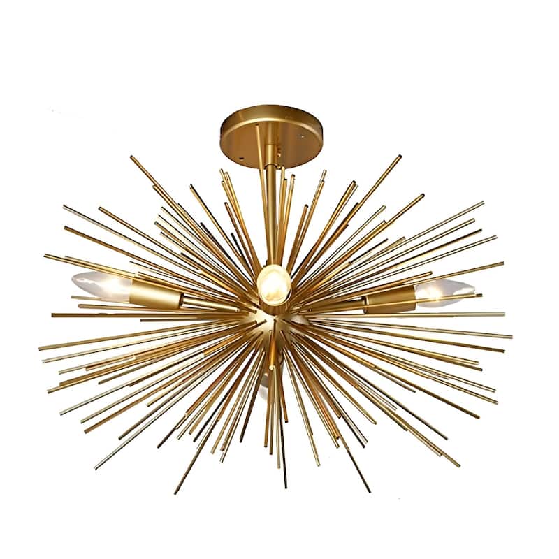 20 Inches Wide Astra Sputnik Semi Flush Mount Lamp