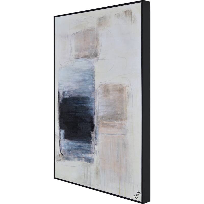Renwil Leclaire 24" Wide Canvas Art, Charcoal