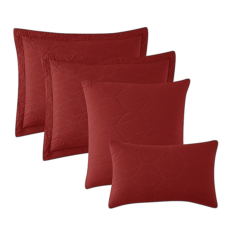 Clara Clark Bedspread Quilt Set - Ellipse Weave Pinsonic Lightweight Coverlet Set