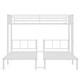 preview thumbnail 20 of 22, Twin Over Twin & Twin Bunk Beds for 3, Metal Triple Bunk Bed Twin XL Over Twin