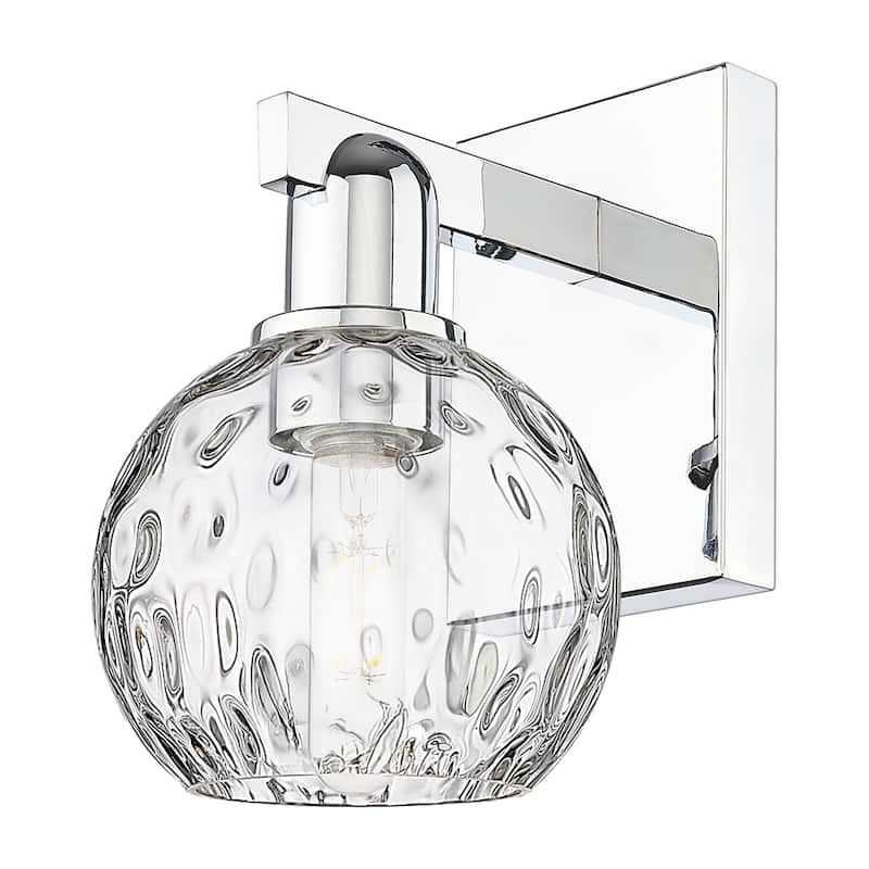 Innovations Lighting 716-1W-10-6 Athens Water Glass Sconce Athens - Polished Chrome / Clear Water Glass