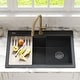 preview thumbnail 131 of 146, KRAUS Bellucci Workstation Topmount Drop-in Granite Kitchen Sink