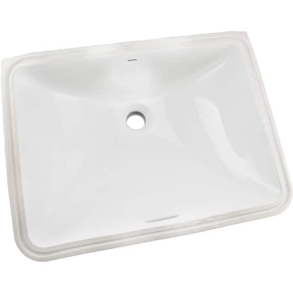 Toto Lt1535g 19 11 16 Rectangular Vitreous China Undermount Bathroom Cotton On Sale Overstock 31249484