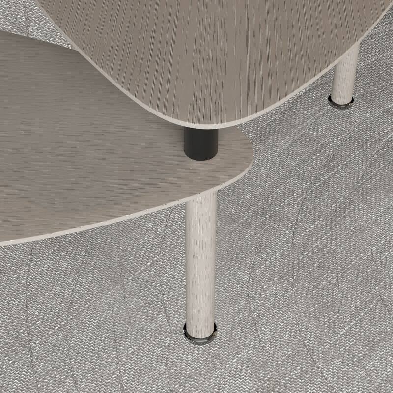 360 degree Rotatable modern Coffee Table for Living Room, solid wood legs with simply assemble Cocktail Table