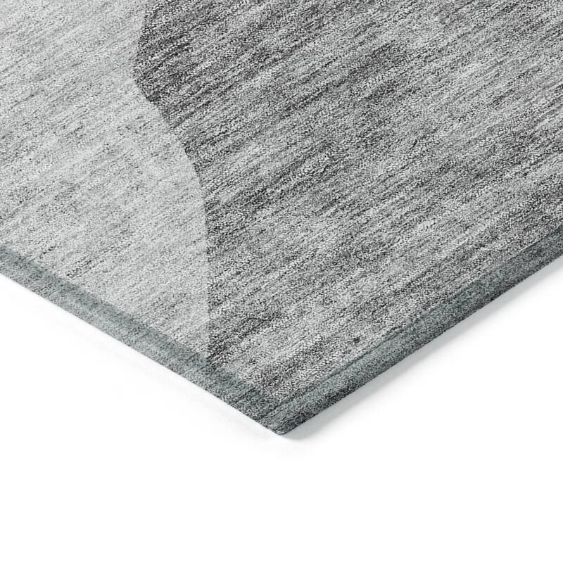 HomeRoots Abstract Transitional Rectangle Outdoor Rug