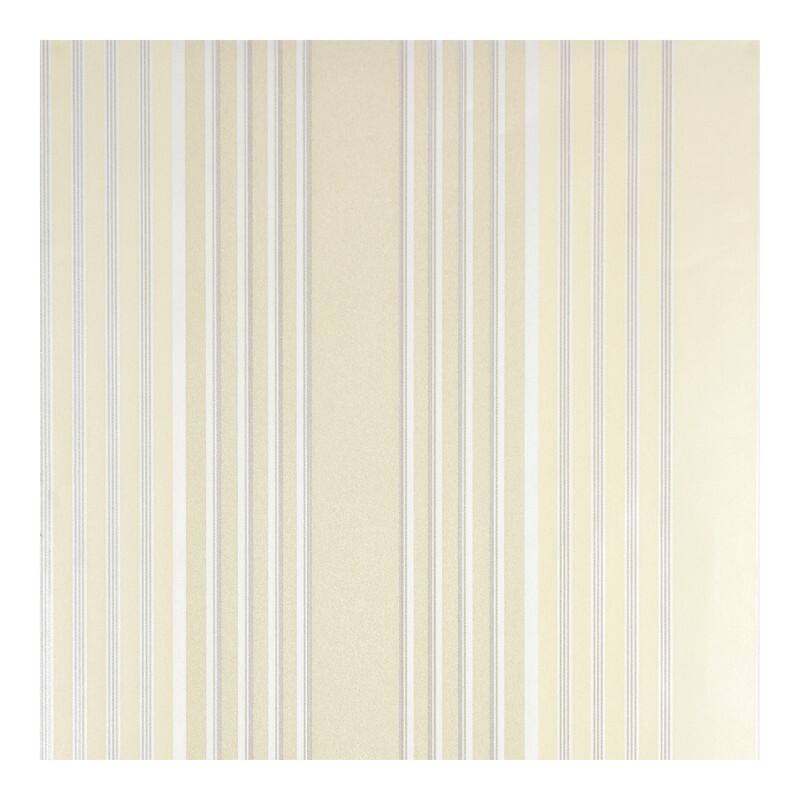 Advantage Vickie Beige Stripe Wallpaper - 21 x 396 x 0.025