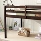 preview thumbnail 4 of 6, Wooden Low Height Twin Size Loft Bed with Ladder,Strengthened Slats,Kids Bed Design
