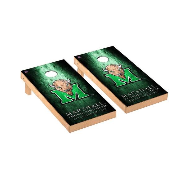 slide 2 of 5, Marshall Thundering Herd 2x4 Pro Cornhole Boards - V7 Include Carrying Case